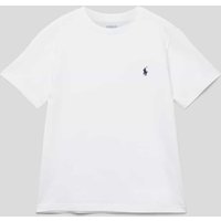 Polo Ralph Lauren Teens T-Shirt mit Logo-Stitching in Weiss, Größe XL Polo Ralph Lauren Teens T-Shirt mit Logo-Stitching in Weiss, Größe XL von Polo Ralph Lauren Teens