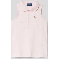 Polo Ralph Lauren Teens Tanktop mit Polokragen in Hellrosa, Größe 164 von Polo Ralph Lauren Teens