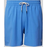 Polo Ralph Lauren Underwear Badehose in unifarbenem Design mit elastischem Bund in Bleu, Größe XL von Polo Ralph Lauren Underwear