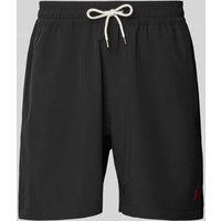 Polo Ralph Lauren Underwear Badehose mit Logo-Stitching Modell 'TRAVELER' in Black, Größe M von Polo Ralph Lauren Underwear