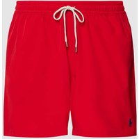 Polo Ralph Lauren Underwear Badehose mit Logo-Stitching Modell 'TRAVELER' in Rot, Größe M von Polo Ralph Lauren Underwear