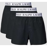 Polo Ralph Lauren Underwear Boxershorts mit Logo-Muster im 3er-Pack in Black, Größe XL von Polo Ralph Lauren Underwear