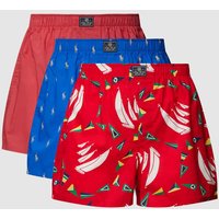 Polo Ralph Lauren Underwear Boxershorts mit elastischem Bund und unifarbenem Design in Dunkelrot, Größe L von Polo Ralph Lauren Underwear