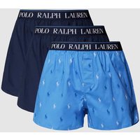 Polo Ralph Lauren Underwear Boxershorts mit elastischem Logo-Bund im 3er-Pack in Hellblau, Größe L von Polo Ralph Lauren Underwear