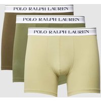 Polo Ralph Lauren Underwear Boxershorts mit elastischem Logo-Bund im 3er-Pack in Oliv, Größe M von Polo Ralph Lauren Underwear