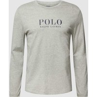 Polo Ralph Lauren Underwear Longsleeve mit Label-Print in Mittelgrau Melange, Größe XXL von Polo Ralph Lauren Underwear