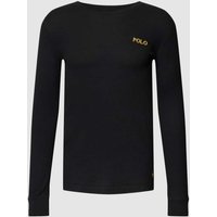 Polo Ralph Lauren Underwear Longsleeve mit Strukturmuster Modell 'WAFFLE' in Black, Größe L von Polo Ralph Lauren Underwear