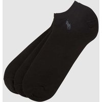 Polo Ralph Lauren Underwear Sneakersocken aus elastischem Baumwoll-Mix im 3er-Pack in Black, Größe 40/46 von Polo Ralph Lauren Underwear