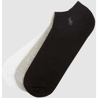 Polo Ralph Lauren Underwear Sneakersocken aus elastischem Baumwoll-Mix im 3er-Pack in Dunkelgrau, Größe 40/46 von Polo Ralph Lauren Underwear