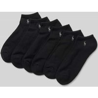 Polo Ralph Lauren Underwear Sneakersocken mit Label-Stitching im 6er-Pack in Black, Größe 40/46 von Polo Ralph Lauren Underwear