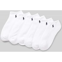 Polo Ralph Lauren Underwear Sneakersocken mit Label-Stitching im 6er-Pack in Weiss, Größe 40/46 von Polo Ralph Lauren Underwear