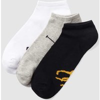 Polo Ralph Lauren Underwear Sneakersocken mit Logo-Print im 3er-Pack in Mittelgrau, Größe 40/46 von Polo Ralph Lauren Underwear