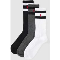 Polo Ralph Lauren Underwear Socken mit Kontraststreifen im 3er-Pack in Black, Größe 40/46 von Polo Ralph Lauren Underwear