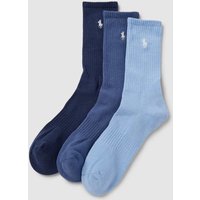 Polo Ralph Lauren Underwear Socken mit Label-Print im 3er-Pack in Blau, Größe 40/46 von Polo Ralph Lauren Underwear