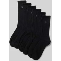 Polo Ralph Lauren Underwear Socken mit Label-Stitching im 6er-Pack in Black, Größe 40/46 von Polo Ralph Lauren Underwear