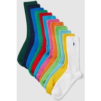 Polo Ralph Lauren Underwear Socken mit Logo-Stitching im 12er-Pack in Royal, Größe 40/46 von Polo Ralph Lauren Underwear