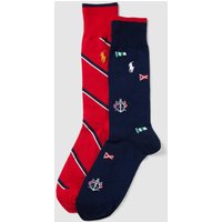 Polo Ralph Lauren Underwear Socken mit Logo-Stitching im 2er-Pack in Rot, Größe 40/46 von Polo Ralph Lauren Underwear