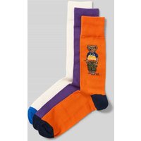 Polo Ralph Lauren Underwear Socken mit Polo Bear Motiv im 2er-Pack in Weiss, Größe 40-46 von Polo Ralph Lauren Underwear