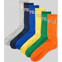 Polo Ralph Lauren Underwear Socken mit Logo-Stitching im 6er-Pack in Gelb, Größe 40/46 von Polo Ralph Lauren Underwear