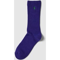 Polo Ralph Lauren Underwear Socken mit Logo-Stitching in Purple, Größe 40/46 von Polo Ralph Lauren Underwear