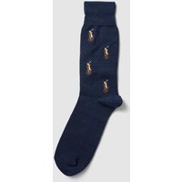 Polo Ralph Lauren Underwear Socken mit Motiv-Stitching Modell 'MERCERIZED' in Dunkelblau, Größe 39/42 von Polo Ralph Lauren Underwear