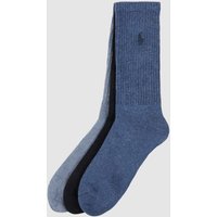 Polo Ralph Lauren Underwear Socken mit Stretch-Anteil im 3er-Pack in Jeansblau, Größe One Size von Polo Ralph Lauren Underwear