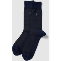 Polo Ralph Lauren Underwear Socken mit grafischem Muster im 2er-Pack in Dunkelblau, Größe 40/46 von Polo Ralph Lauren Underwear