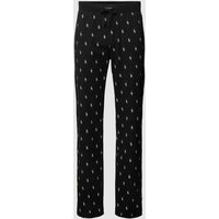 Polo Ralph Lauren Underwear Sweatpants mit Allover-Print Modell 'LIQUID' in Black, Größe L von Polo Ralph Lauren Underwear