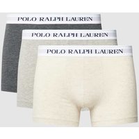 Polo Ralph Lauren Underwear Trunks mit elastischem Logo-Bund im 3er-Pack in Hellgrau, Größe M von Polo Ralph Lauren Underwear