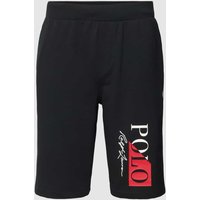 Polo Ralph Lauren Underwear Sweatshorts mit elastischem Bund Modell 'LOOPBACK' in Black, Größe XL von Polo Ralph Lauren Underwear