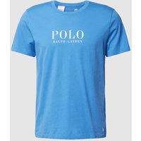 Polo Ralph Lauren Underwear T-Shirt mit Label-Print Modell 'LIQUID COTTON' in Bleu, Größe S von Polo Ralph Lauren Underwear