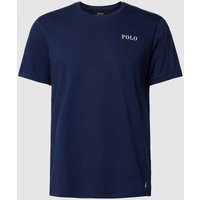 Polo Ralph Lauren Underwear T-Shirt mit Label-Print Modell 'LIQUID COTTON' in Marine, Größe L von Polo Ralph Lauren Underwear