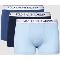 Polo Ralph Lauren Underwear Trunks mit Label-Print im 3er-Pack in Blau, Größe XXL von Polo Ralph Lauren Underwear