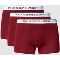 Polo Ralph Lauren Underwear Trunks mit Label-Details im 3er-Pack in Bordeaux, Größe M von Polo Ralph Lauren Underwear