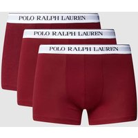 Polo Ralph Lauren Underwear Trunks mit Label-Details im 3er-Pack in Bordeaux, Größe XL von Polo Ralph Lauren Underwear