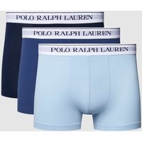 Polo Ralph Lauren Underwear Trunks mit Label-Print im 3er-Pack in Blau, Größe M von Polo Ralph Lauren Underwear