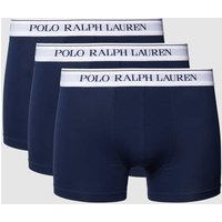 Polo Ralph Lauren Underwear Trunks mit Label-Print im 3er-Pack in Dunkelblau, Größe M von Polo Ralph Lauren Underwear
