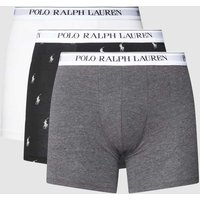 Polo Ralph Lauren Underwear Trunks mit Logo-Bund 3er-Pack Modell 'BRIEF' in Black, Größe L von Polo Ralph Lauren Underwear