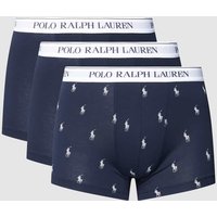 Polo Ralph Lauren Underwear Trunks mit Logo-Bund 3er-Pack Modell 'CLASSIC' in Dunkelblau, Größe M von Polo Ralph Lauren Underwear