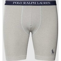 Polo Ralph Lauren Underwear Trunks mit Mesh-Einsätzen Modell 'LIGHT SPORT HEATHER' in Mittelgrau Melange, Größe S von Polo Ralph Lauren Underwear