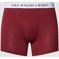 Polo Ralph Lauren Underwear Trunks mit elastischem Logo-Bund Modell 'BOXER BRIEF-3 PACK' in Bordeaux, Größe L von Polo Ralph Lauren Underwear