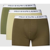 Polo Ralph Lauren Underwear Trunks mit elastischem Logo-Bund Modell 'BOXER BRIEF-3 PACK' in Oliv, Größe XL von Polo Ralph Lauren Underwear