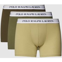 Polo Ralph Lauren Underwear Trunks mit elastischem Logo-Bund im 3er-Pack in Oliv, Größe L von Polo Ralph Lauren Underwear