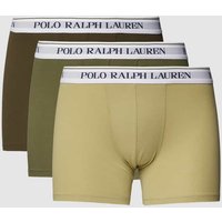 Polo Ralph Lauren Underwear Trunks mit elastischem Logo-Bund im 3er-Pack in Oliv, Größe M von Polo Ralph Lauren Underwear
