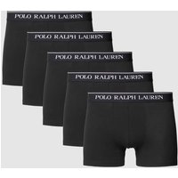 Polo Ralph Lauren Underwear Trunks mit elastischem Logo-Bund im 5er-Pack in Black, Größe L von Polo Ralph Lauren Underwear