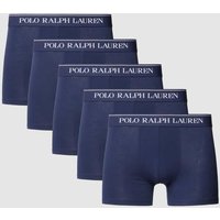 Polo Ralph Lauren Underwear Trunks mit elastischem Logo-Bund im 5er-Pack in Marine, Größe L von Polo Ralph Lauren Underwear