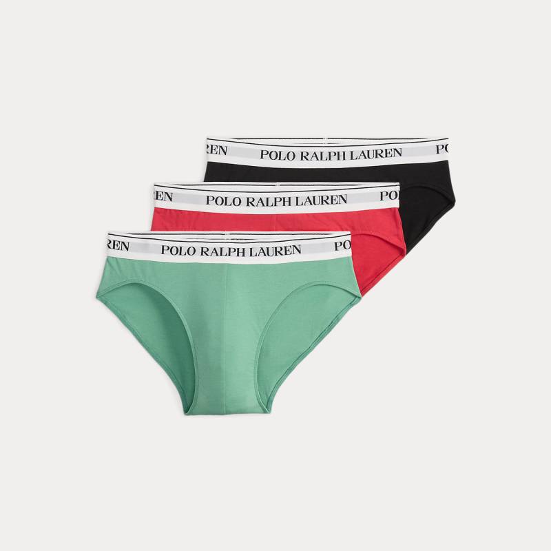3er-Pack Baumwollslips mit Stretch von Polo Ralph Lauren