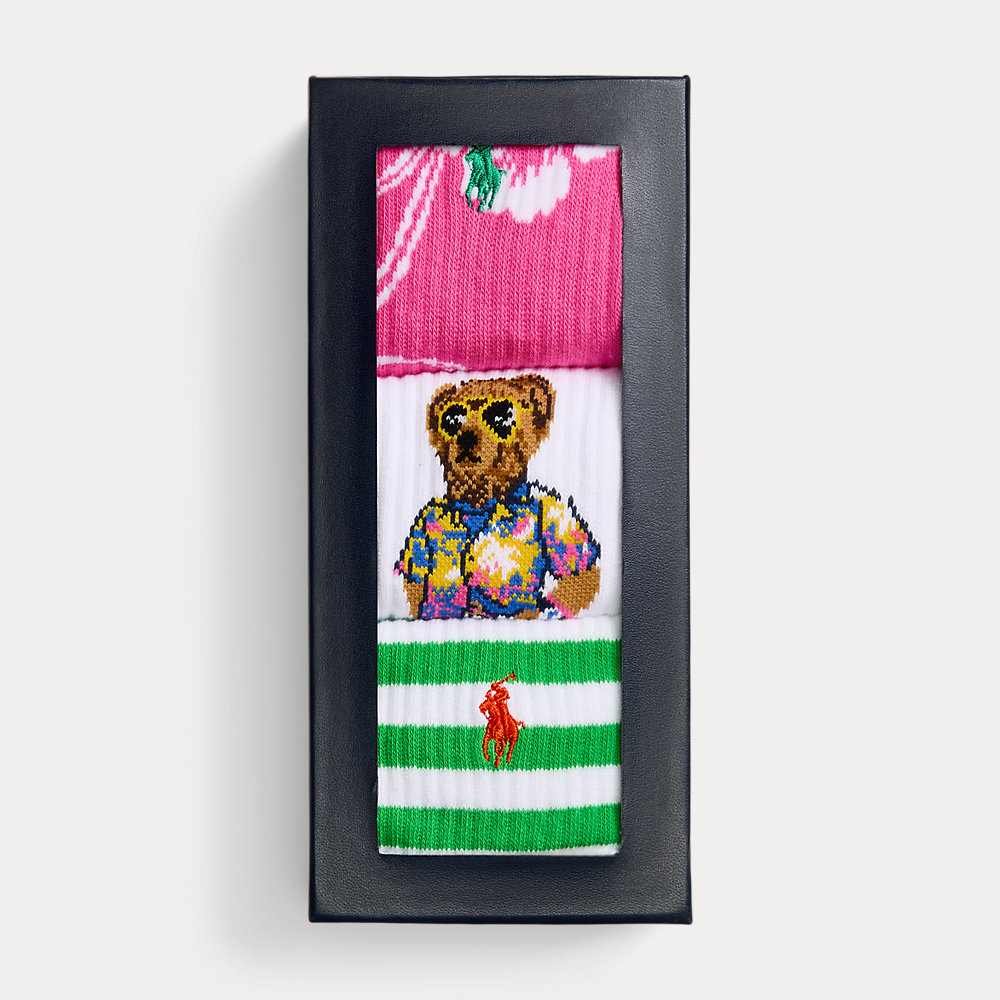 3er-Pack Crew-Socken als Geschenkset von Polo Ralph Lauren