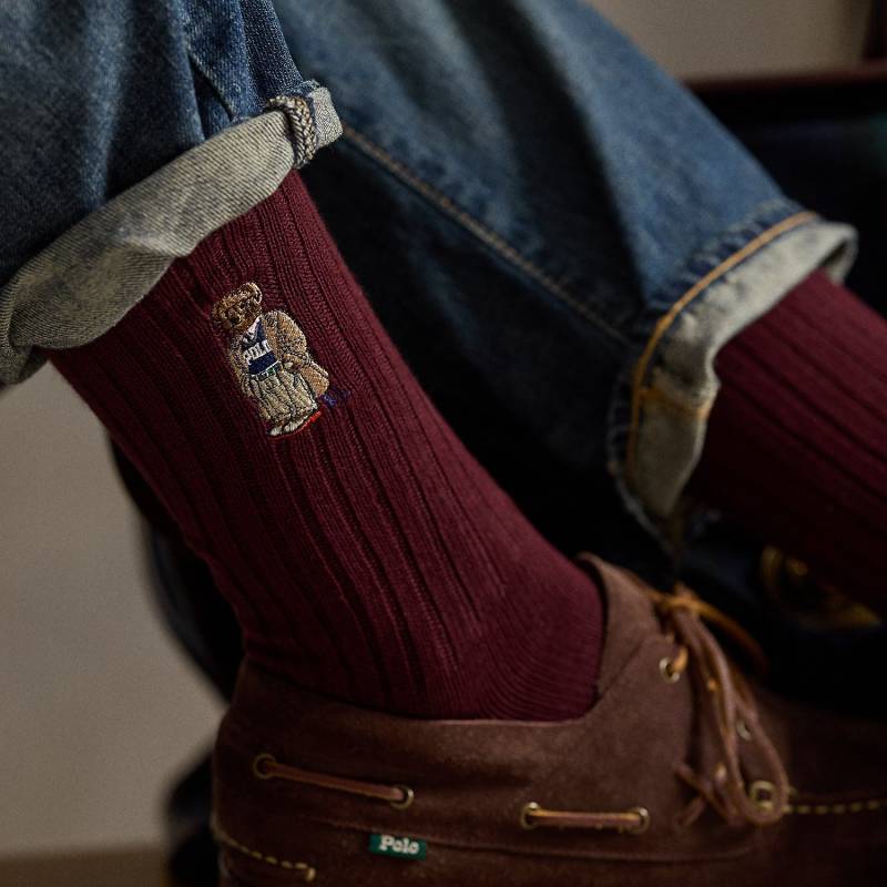 3er-Pack Crew-Socken als Geschenkset von Polo Ralph Lauren