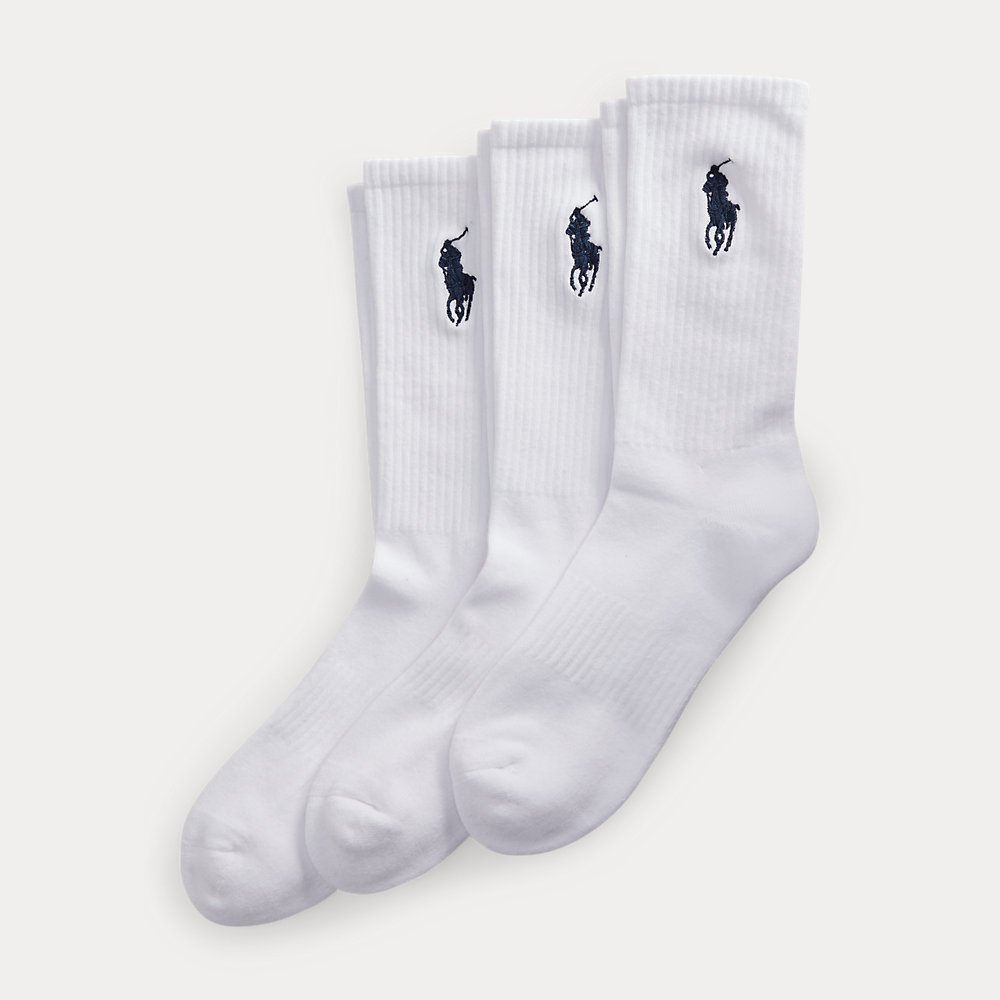 3er-Pack Crew-Socken mit Big Pony von Polo Ralph Lauren